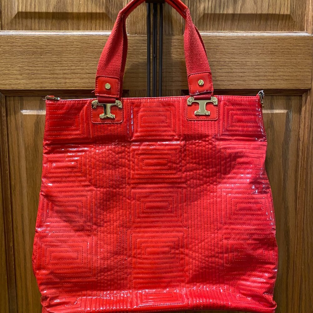 Tory Burch Patent Leather Tote Bag